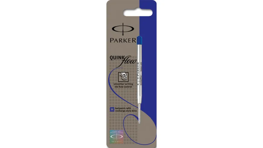 PARKER Kugelschreibermine Quinkflow M blau