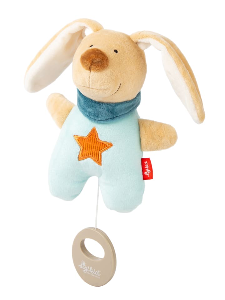 Sigikid Mini-Spieluhr Hase in hellblau günstig kaufen onesize