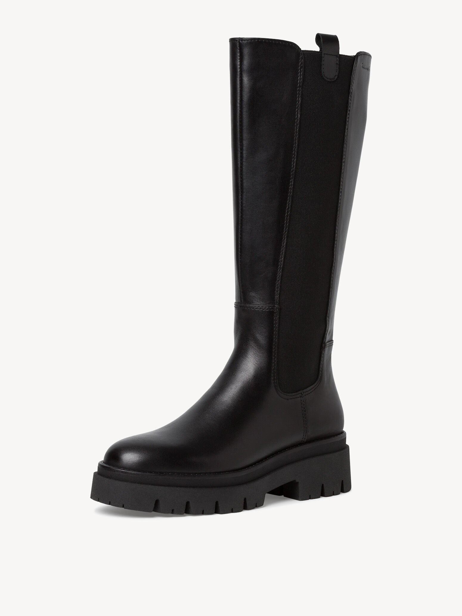 Bottes en cuir - noir