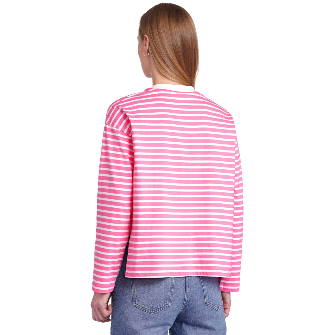 Damen Langarmshirt im Ringel-Look