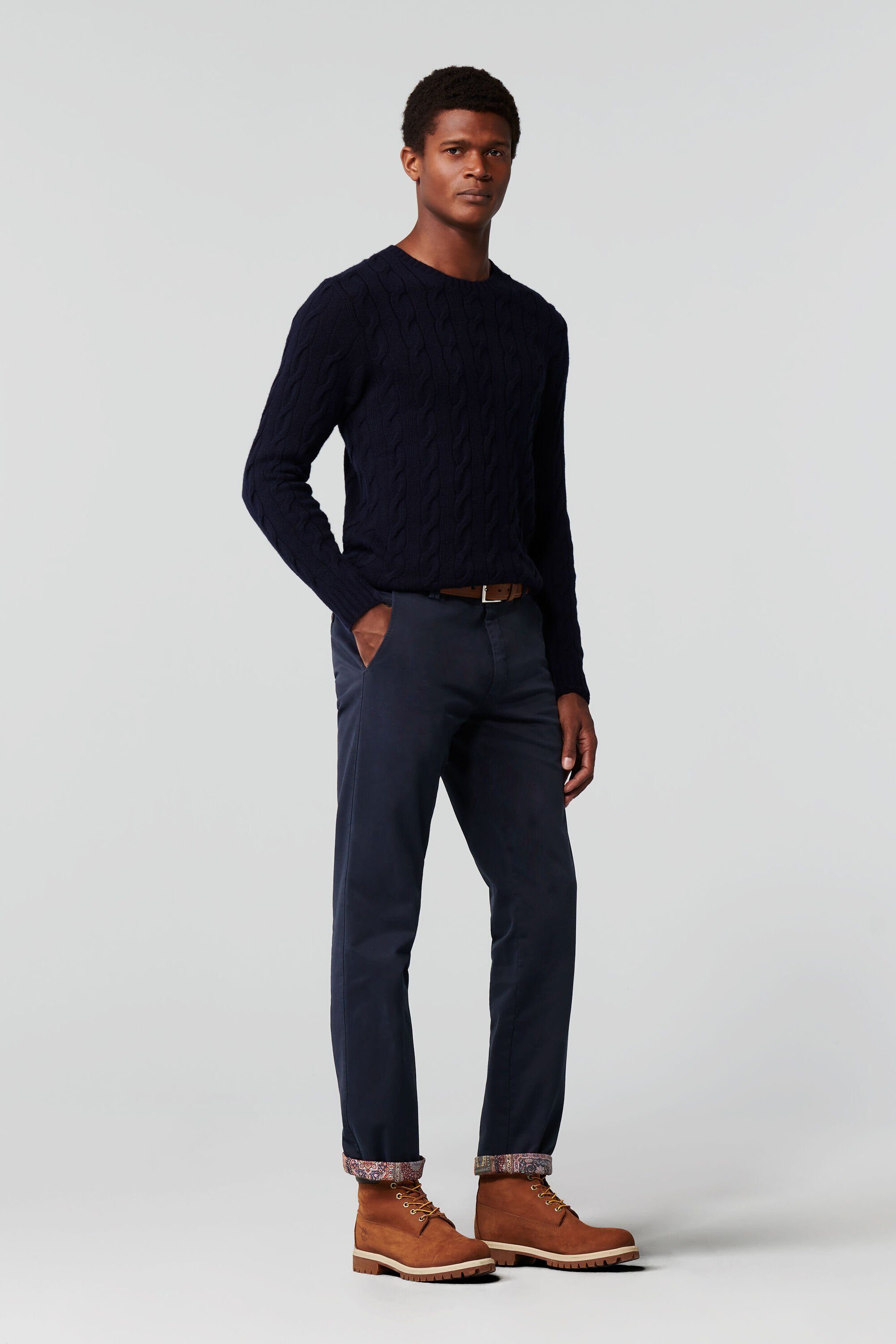 MEYER Chinohose Thermo Fine Twill Chino