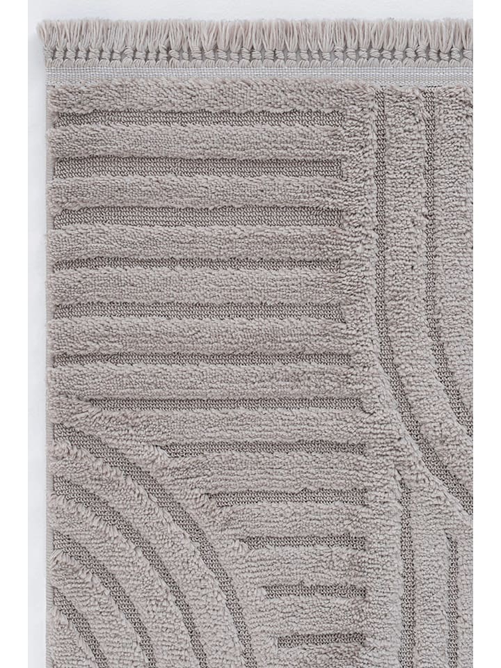 ABERTO DESIGN Kurzflor-Teppich in Hellbraun - (L)150 x (B)80 cm günstig kaufen