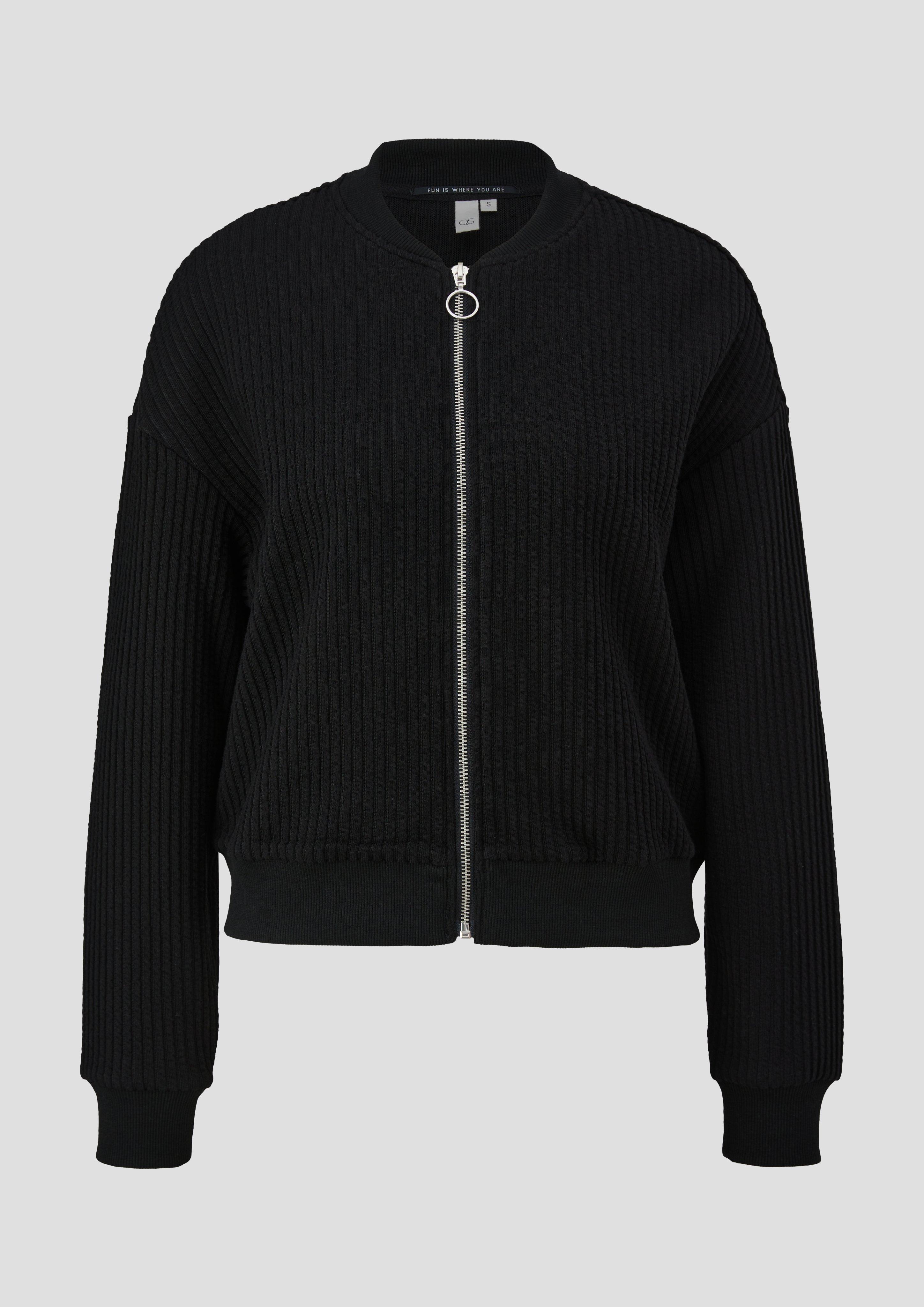 Blouson in gerippter Sweat-Qualität  2154128-9999