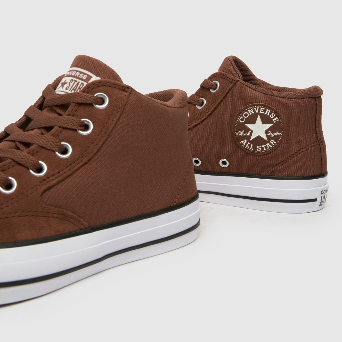 Converse All Star Malden cipők barna és fehér színben