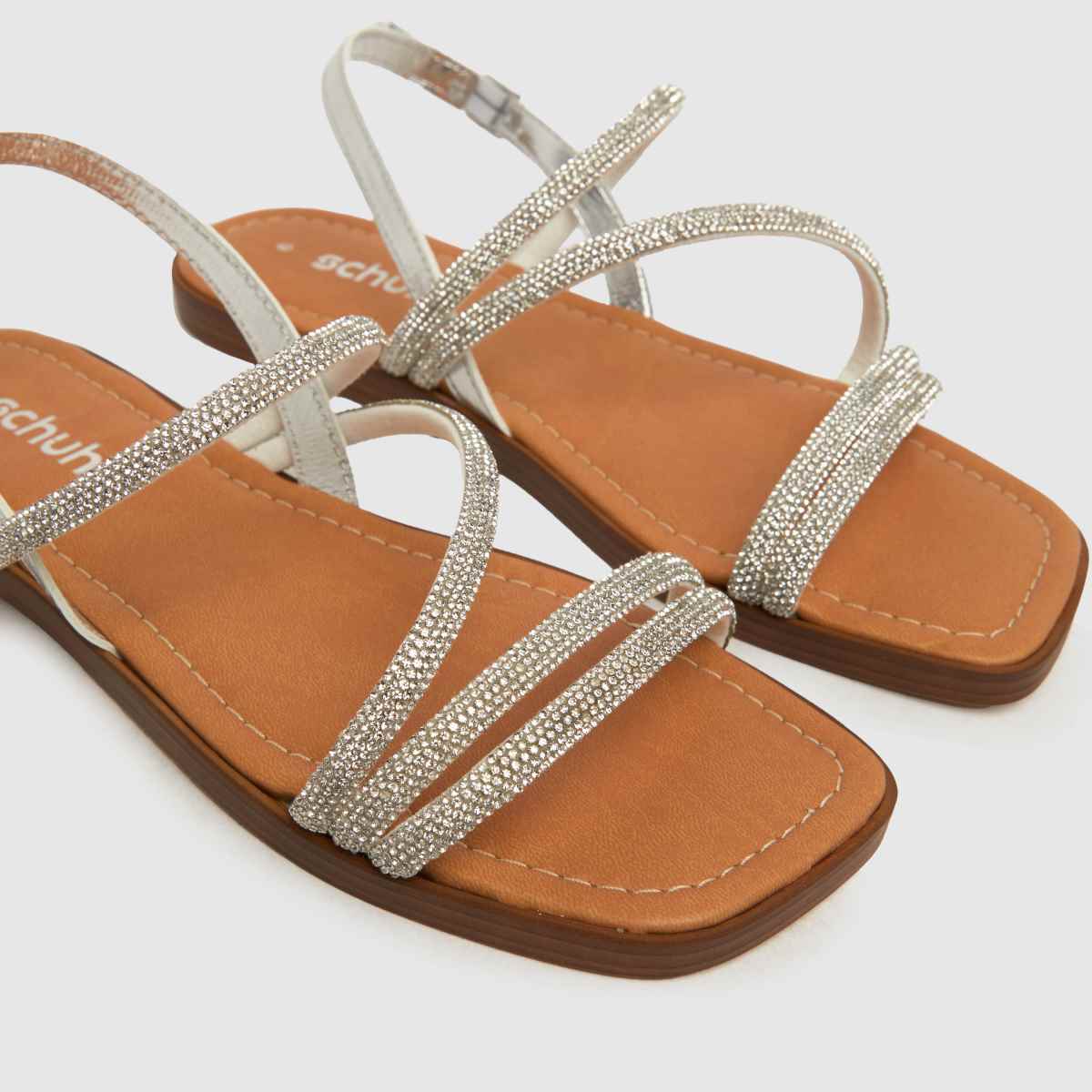 Schuh Tiffany sandaler i silverfärg