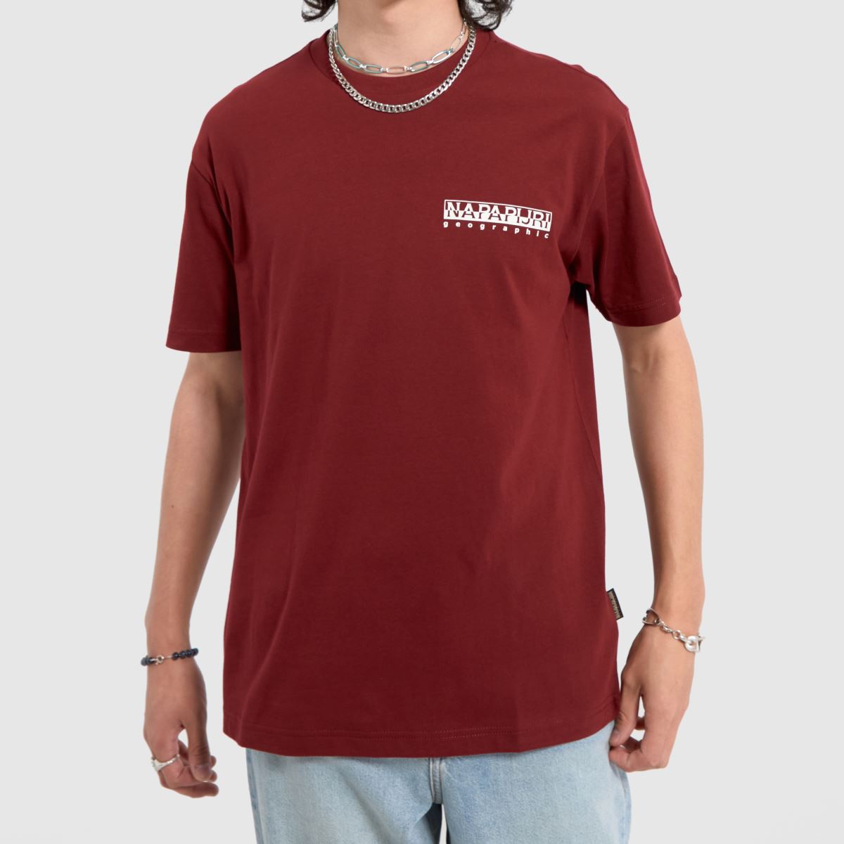 NAPAPIJRI telemark t-shirt i rött
