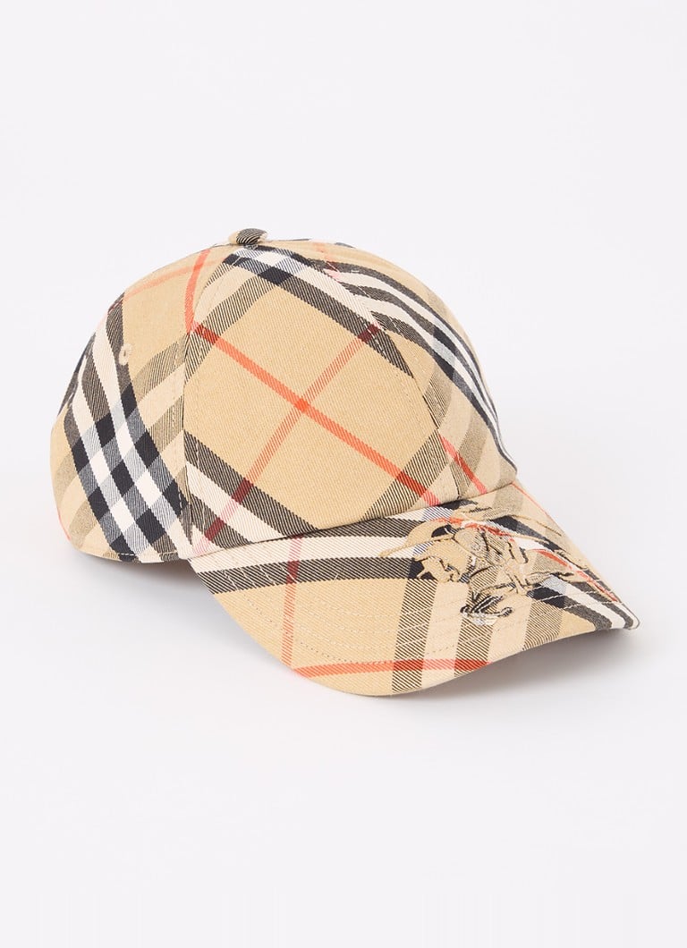 Kapelusz w kratę Burberry