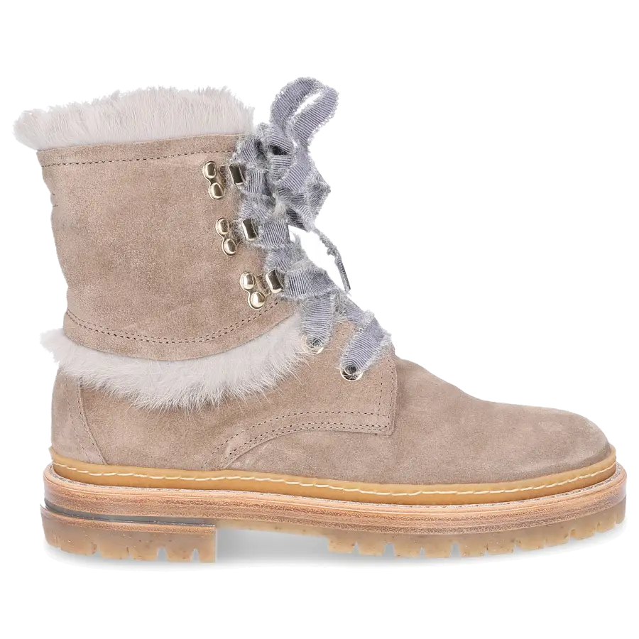 AGL Attilio Giusti Leombruni - Stiefeletten D717576 Veloursleder - beige