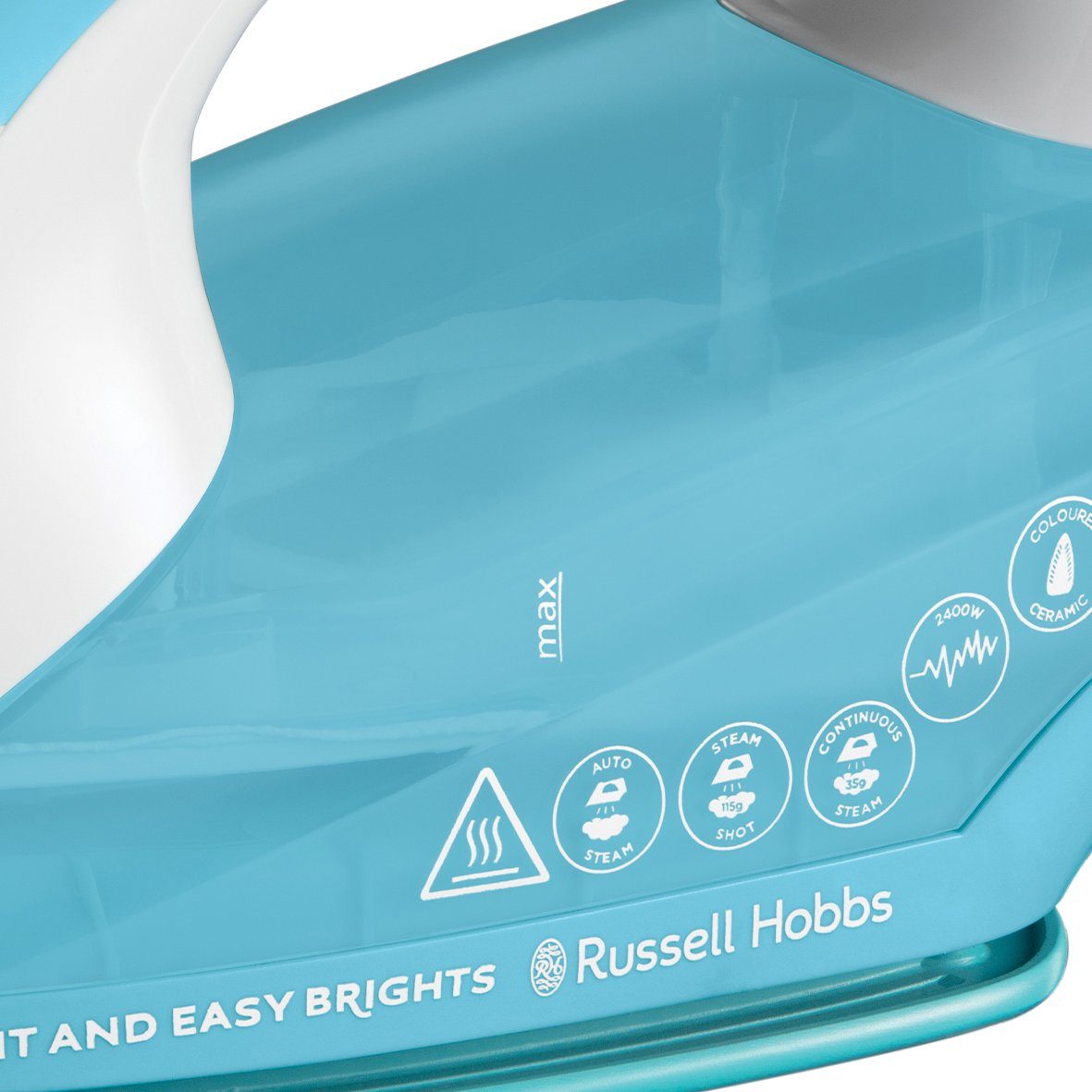 RUSSELL HOBBS Dampfbügeleisen 26482-56 Light and Easy Brights Aqua, 2400 W