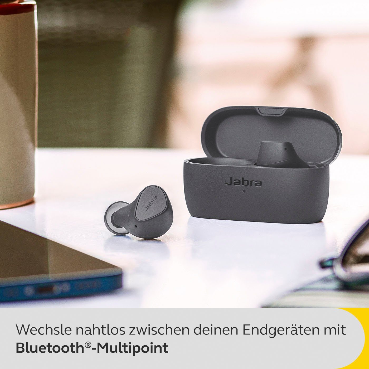 Jabra Elite 4 Bluetooth Headset wireless In-Ear-Kopfhörer (Active Noise Cancelling (ANC)