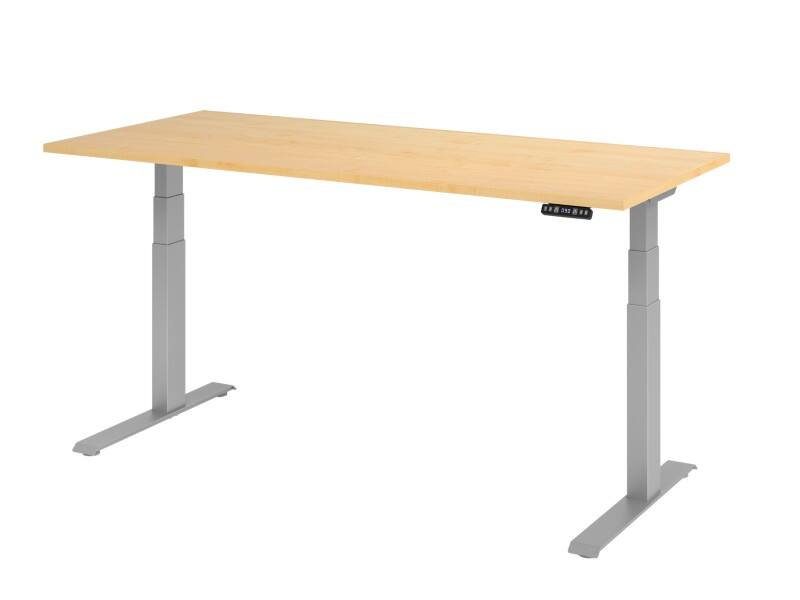 Hammerbacher Steh-Sitz-Schreibtisch VXDKB19/3/S Ahorn 1800 mm x 800 mm