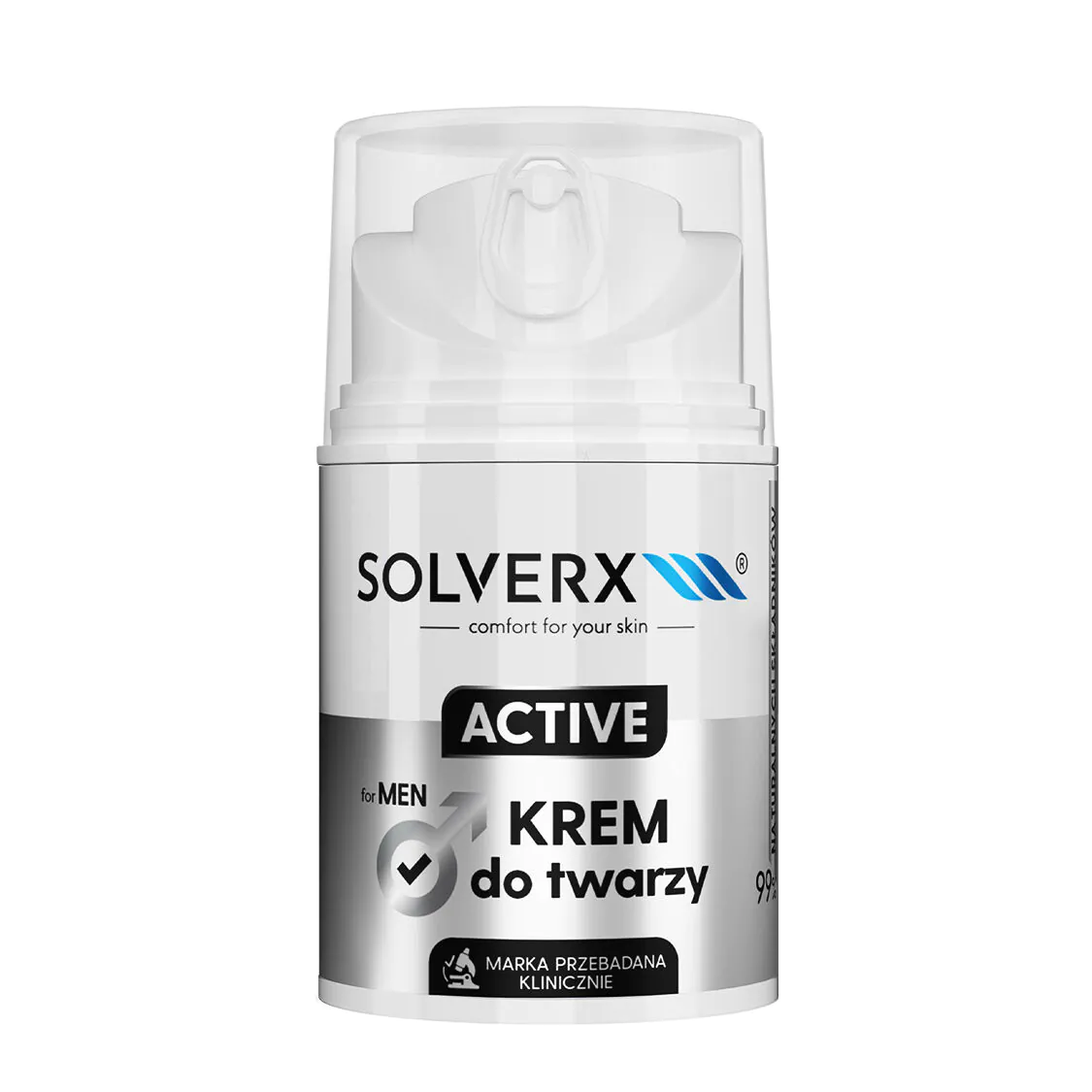 Solverx Active Men Ansigtscreme