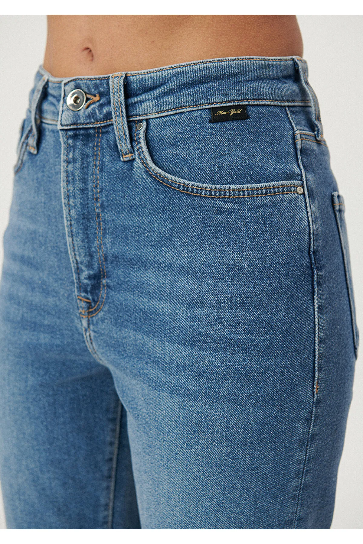 Mavi  Star Sanded Gold Shape Jeanshose 101077-82194