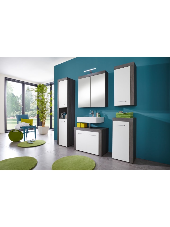 ebuy24 Badschrank MiamiMaine Weiß 36 x 23 cm günstig kaufen onesize