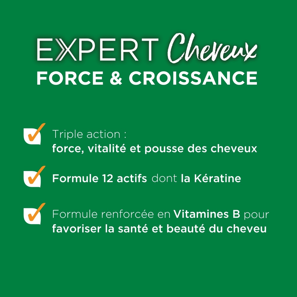 FORTE PHARMA Expert Force et Croissance 90cps Complément Alimentaire Cheveux