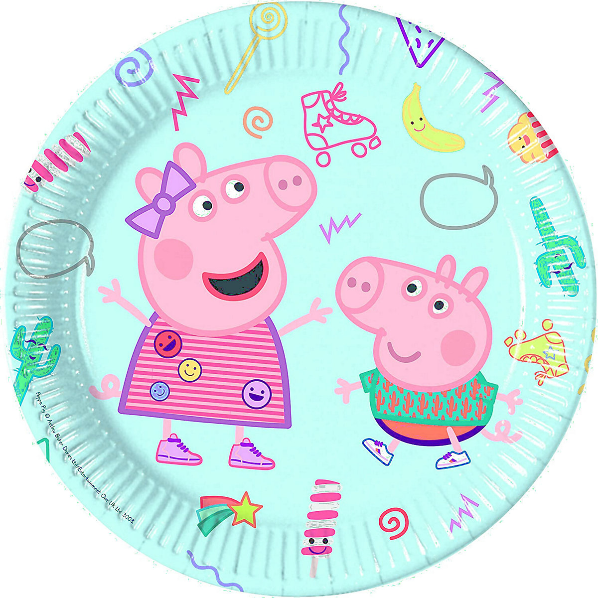 Kinderparty-Set Peppa Wutz - Kindergeburtstags-Set II (43-teilig)