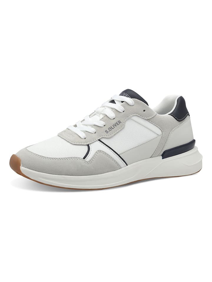 s.Oliver Sneakers in Grau/ Weiß günstig kaufen