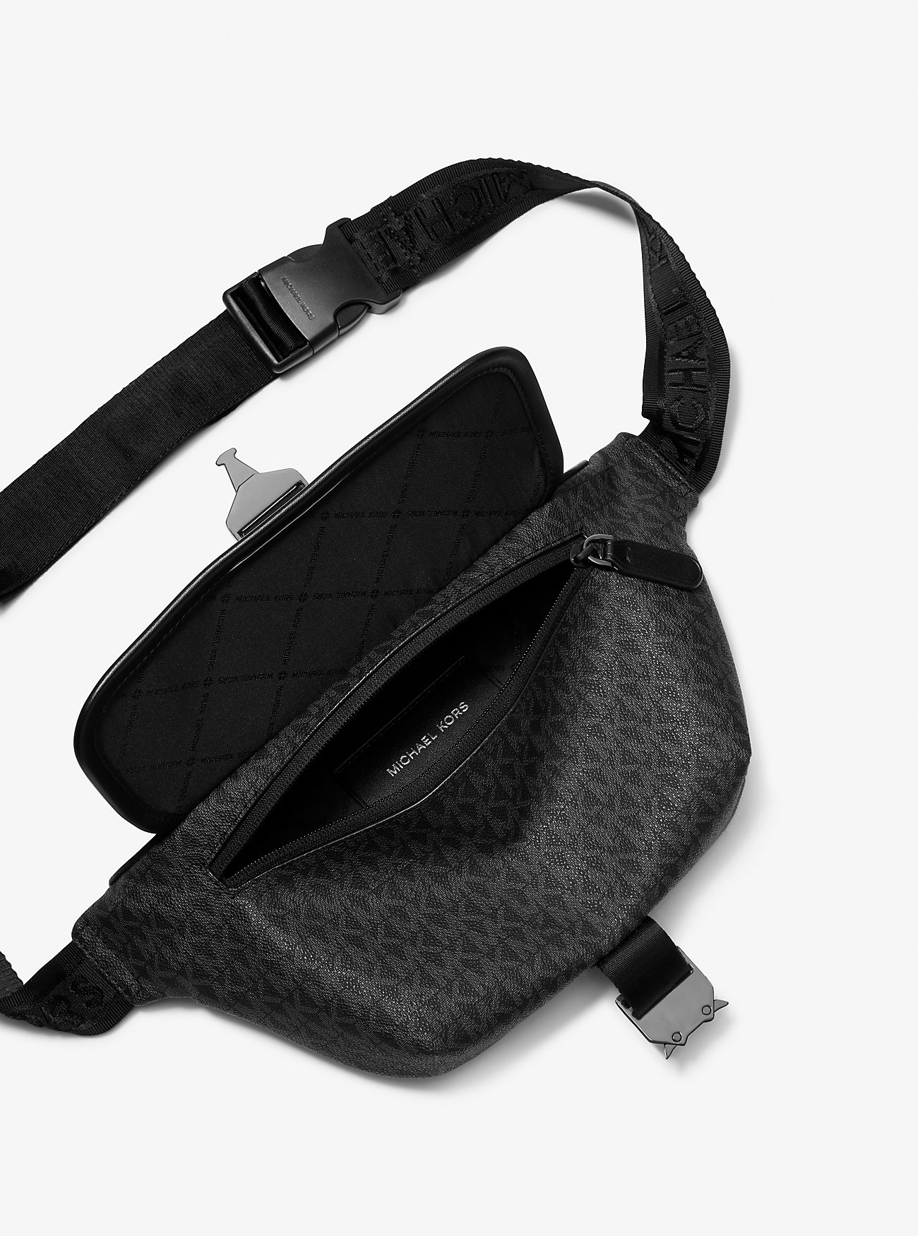 Hudson Signature Logo Sling Bag – SVART