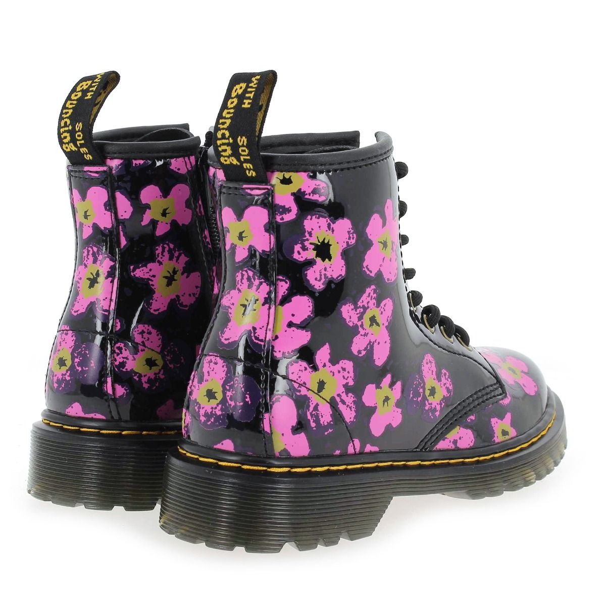 Dr Martens  1460 J PANSY FAYRE - Noir Fuchsia
