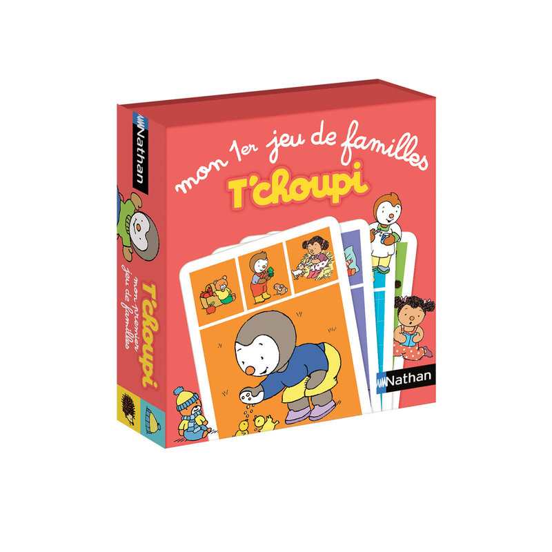 Jeu de 7 familles T'choupi Nathan