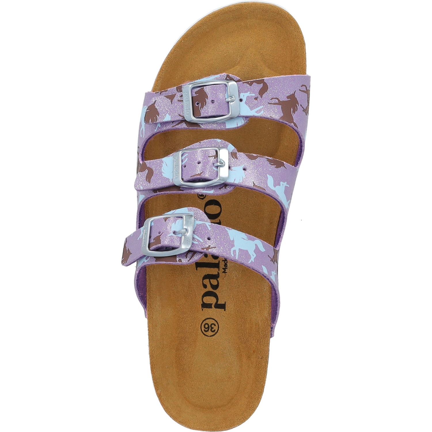 Palado Kids Capri G Print, Pantoletten, Kinder, Lila Unicorn