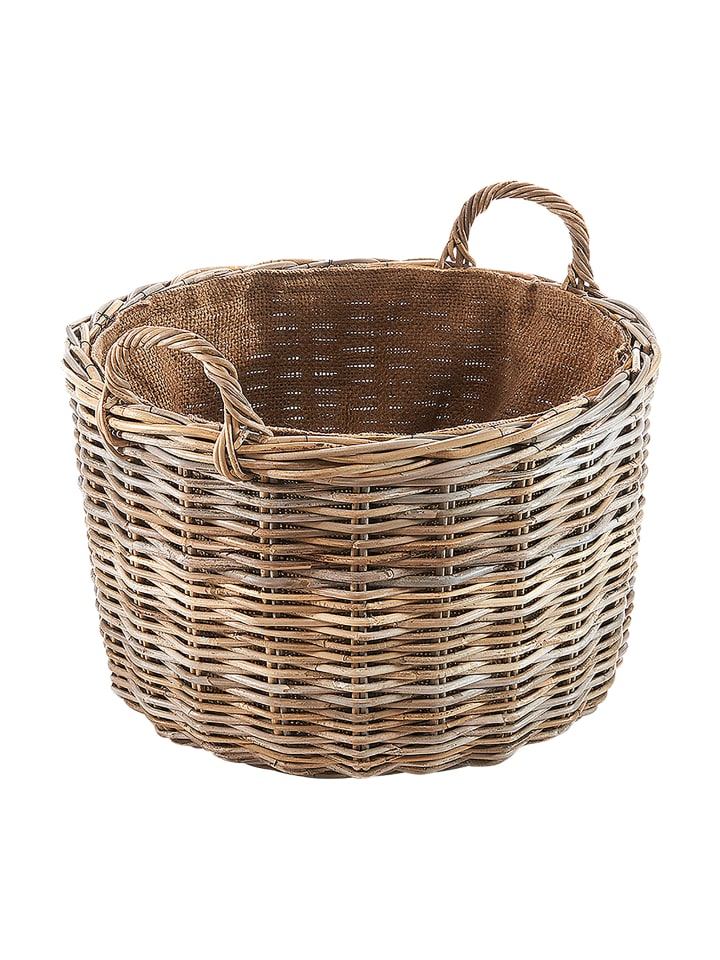 kobolo Kaminholzkorb KUBUFIRE01 in Grau günstig kaufen onesize