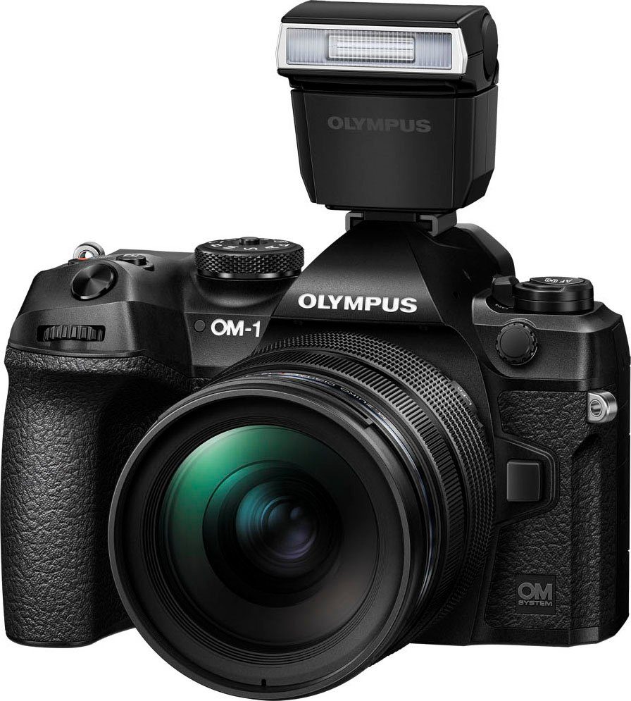 Olympus OM-1 12-40 F2,8 PRO II Kit Systemkamera (ED 12-40mm F2,8 PRO II, 20,4 MP, Bluetooth, WLAN)