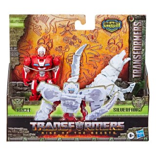Transformers: Aufstieg der Bestien Beast Alliance Combiner Actionfiguren 2er-Pack Arcee & Silverfang 13 cm