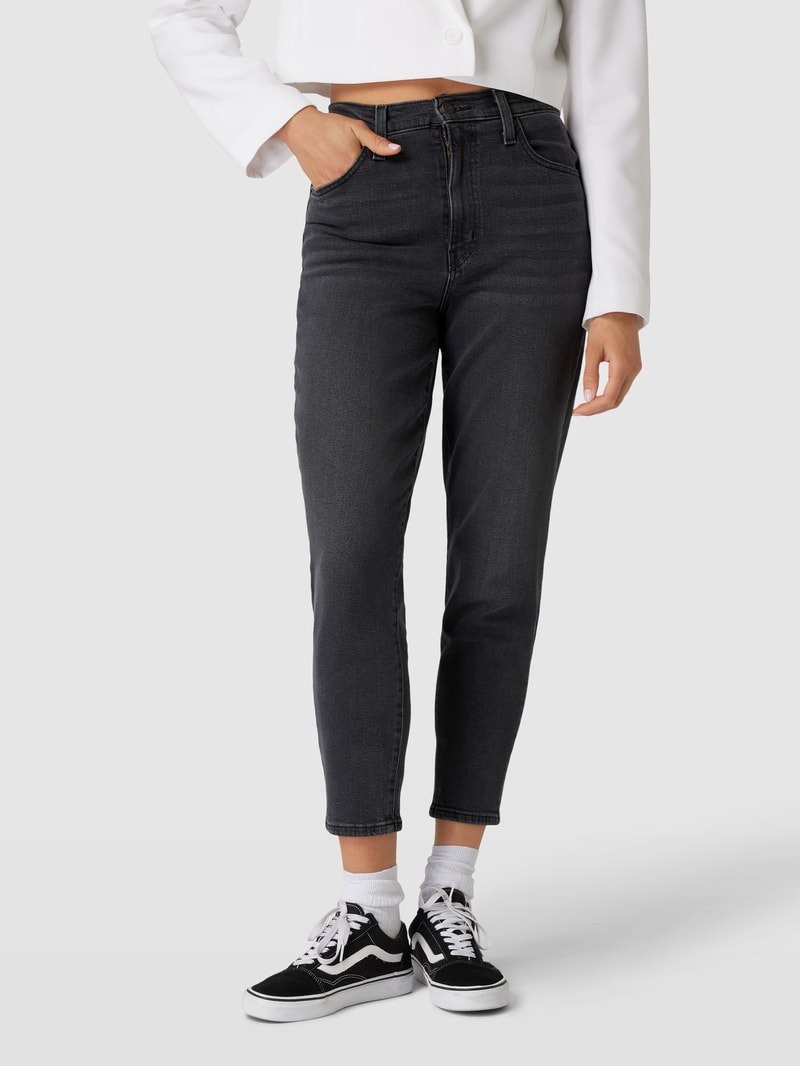 High Waist Mom Jeans im 5-Pocket-Design Modell 'SAY' in jeans