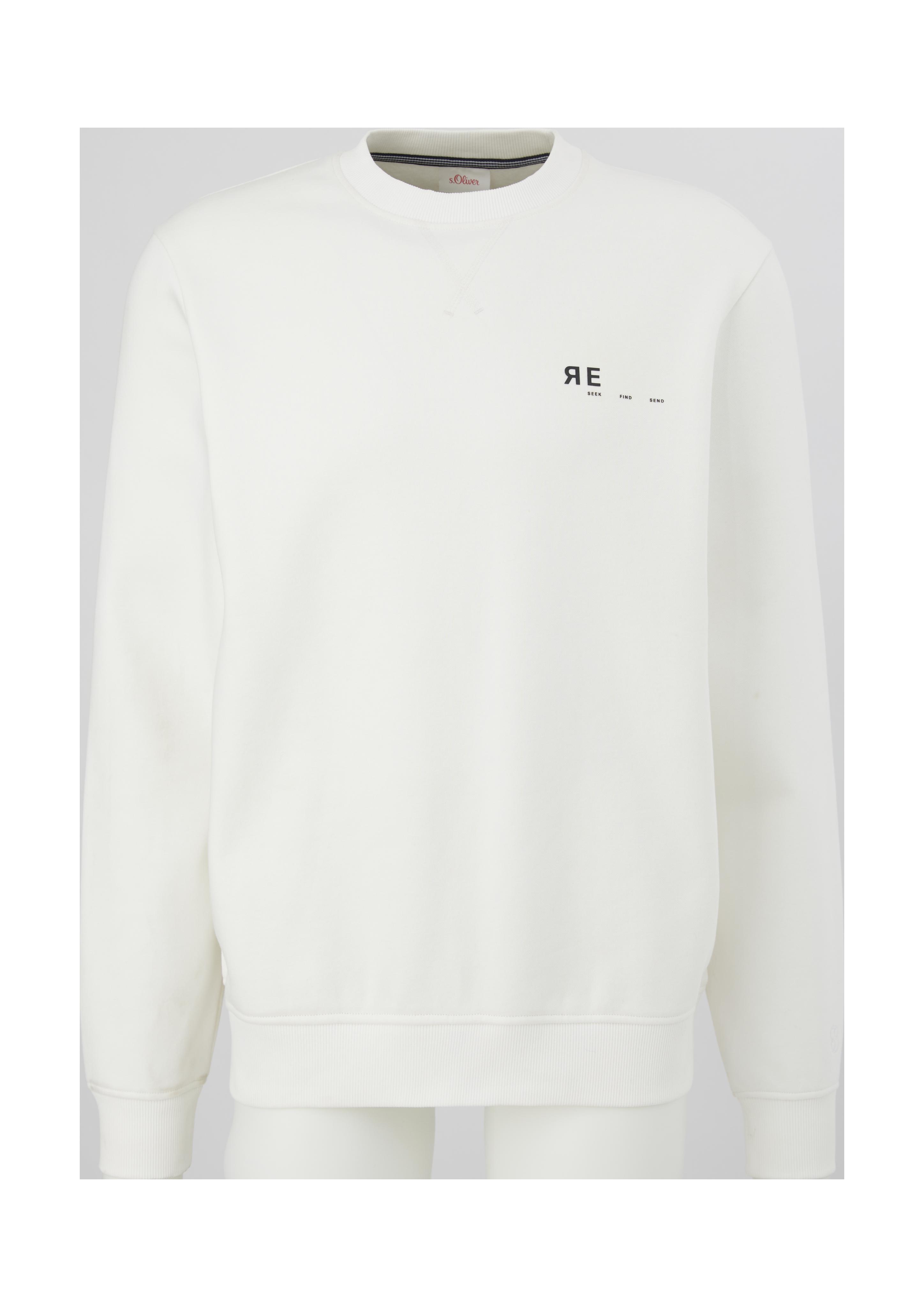 Sweatshirt mit Schrift- und Backprint  2125699-01D1