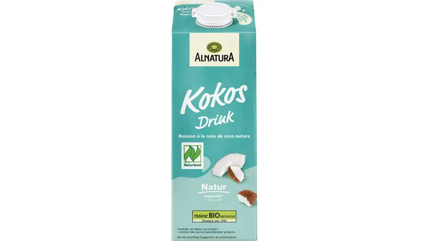 Alnatura Bio Kokosdrink, ungesüßt 1 l