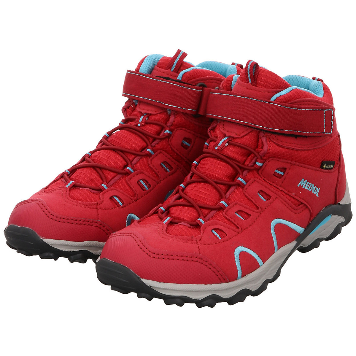 Jungen Schnürhalbschuhe Lucca Mid GTX Outdoorschuh Kinderschuhe Synthetikkombination uni Outdoorschuhe