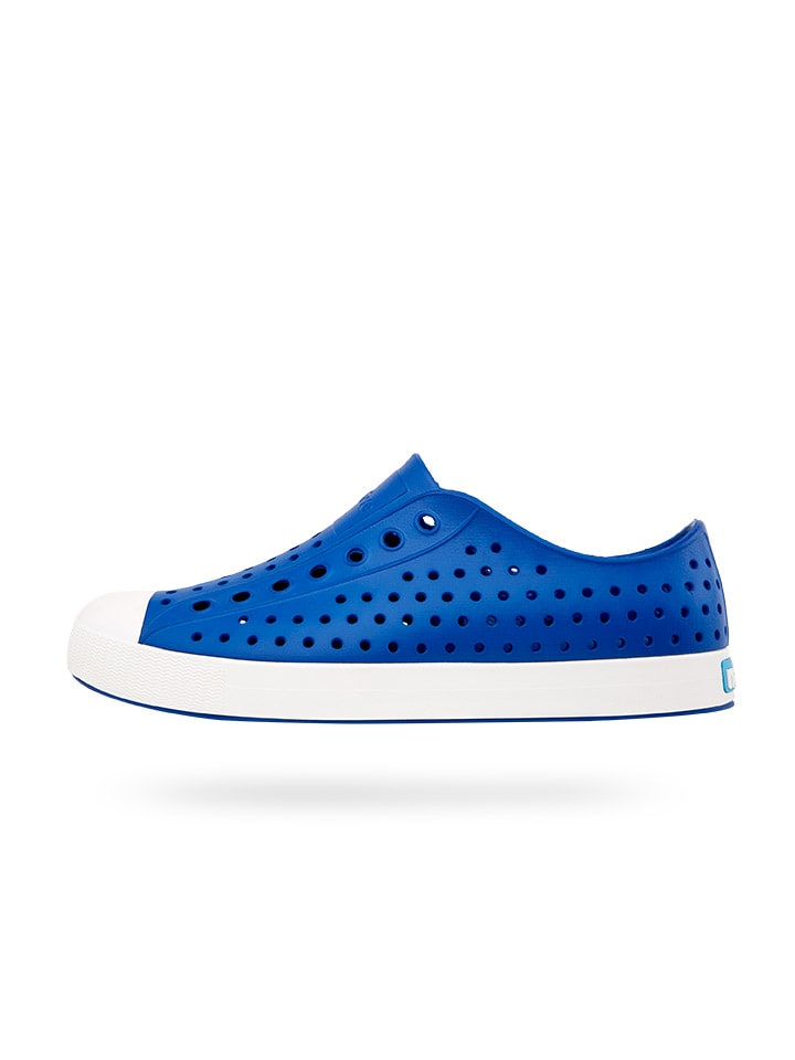 Native Slipper in Blau/ Weiß günstig kaufen