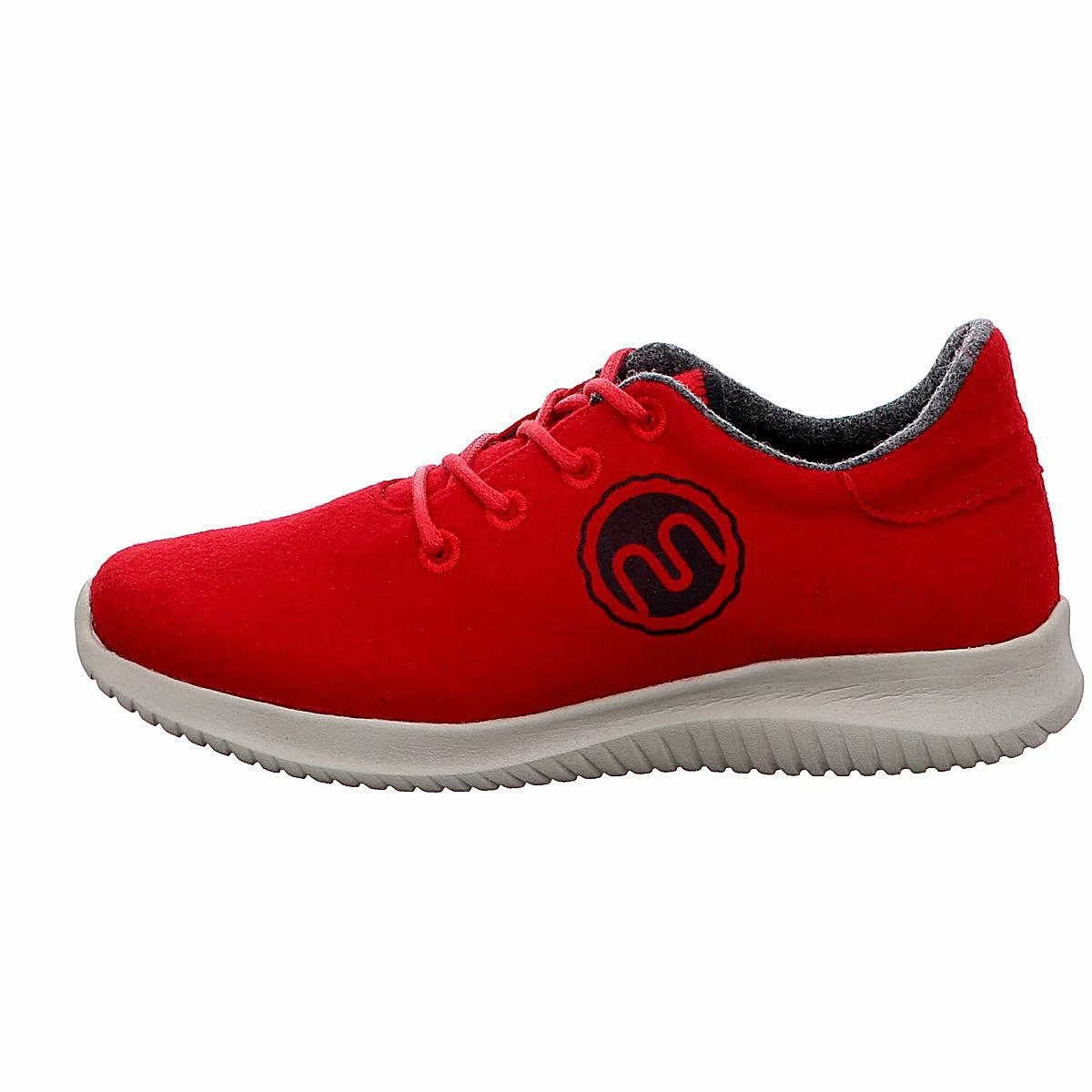 GEMINI Freizeit Schnürer rot Schnürhalbschuh, rot