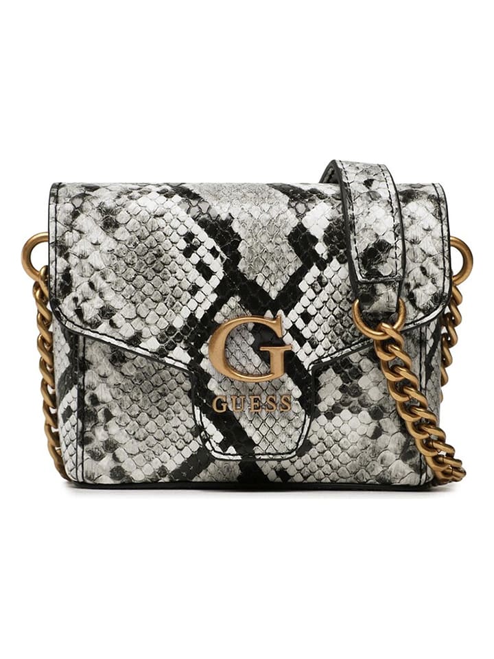 Guess Umhängetasche in Grau/ Schwarz - (B)14 x (H)11 x (T)4 cm günstig kaufen onesize