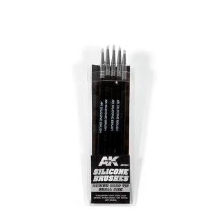 Silicone Brushes Medium: Small Tip (5)