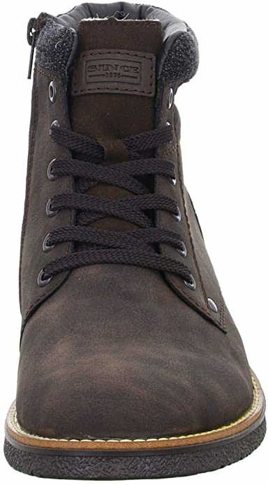 RIEKER Schnür-Stiefeletten braun