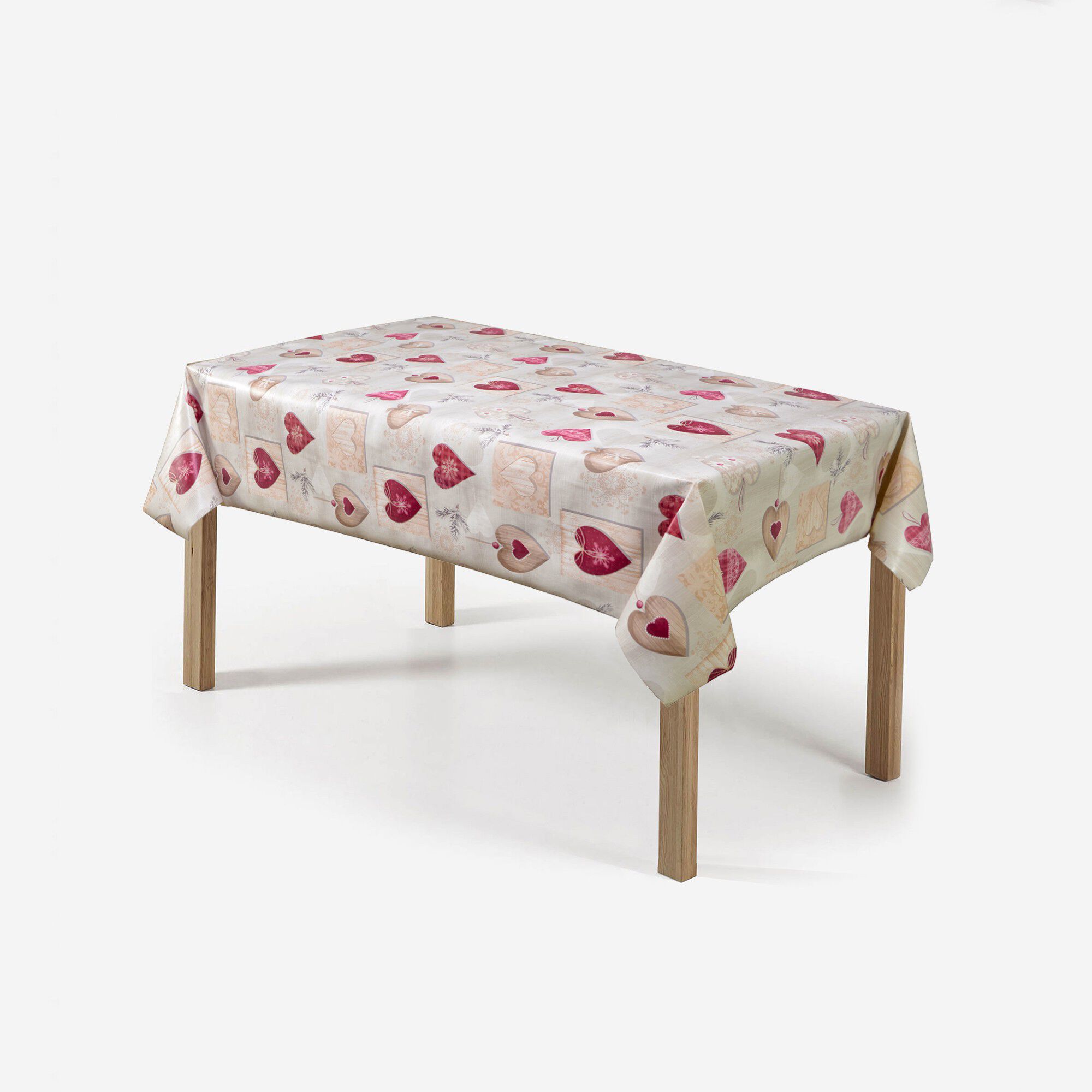 Nappe toile cirée imprimé Chalet