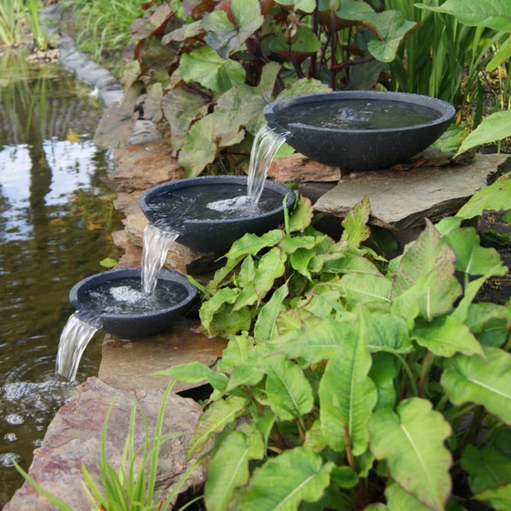 Ubbink Wasserfall Acqua Arte Wasserfall Mistaya Schwarz 1312102