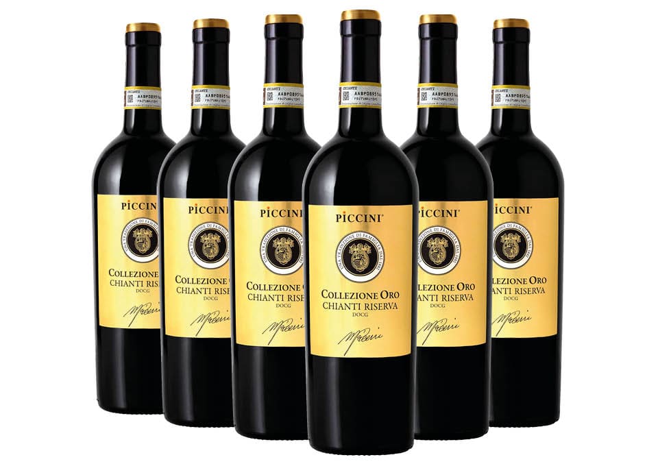 Chianti Riserva DOCG Collezione Oro 2020 Piccini 1882 6 bouteilles de 0,75 ℓ