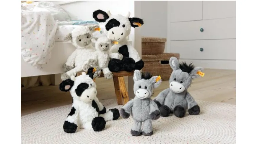 Steiff - 073748 Soft Cuddly Friends Dinkie Esel, 30 cm