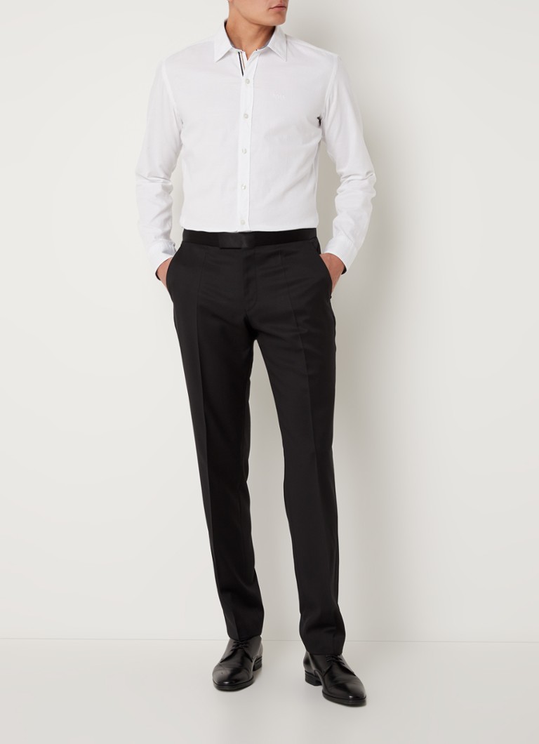 Pantaloni clasici HUGO BOSS H-Lenon-B1 de la Lana Van Scheer.
