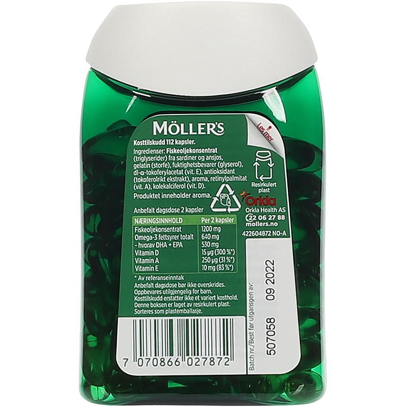 Möller's Möller's den Originale omega-3 112 stk