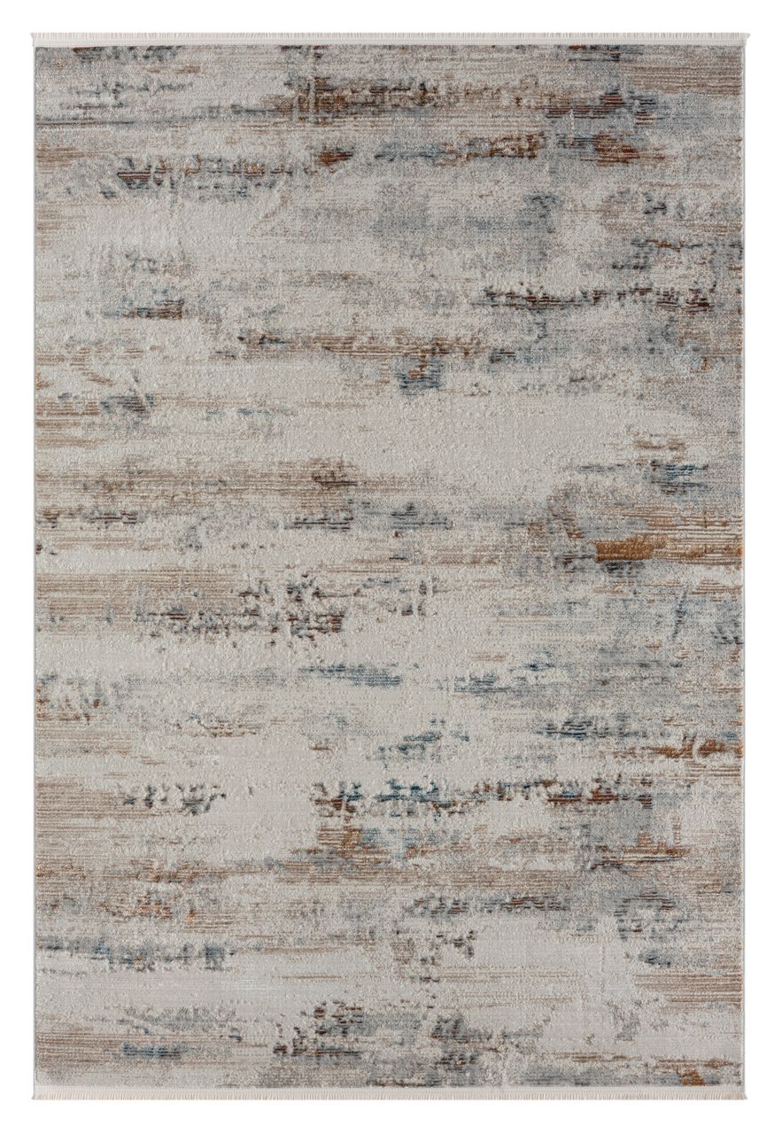 MyFlair Teppich Margot, 160cm x 230cm, Farbe Hellgrau, rechteckig, Florhöhe 8mm