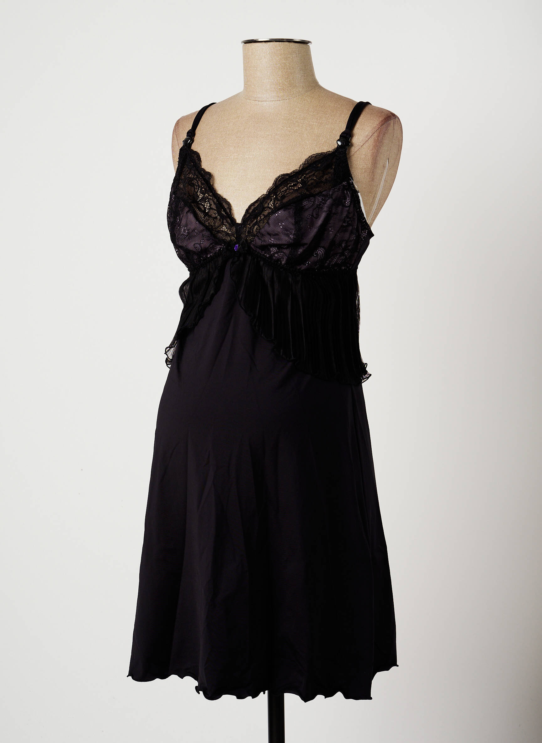 Cache Coeur Nuit Maternite Femme couleur noir