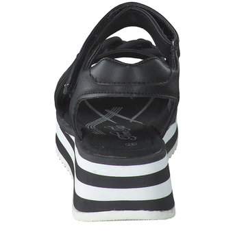 Tom Tailor Sandalen in schwarz