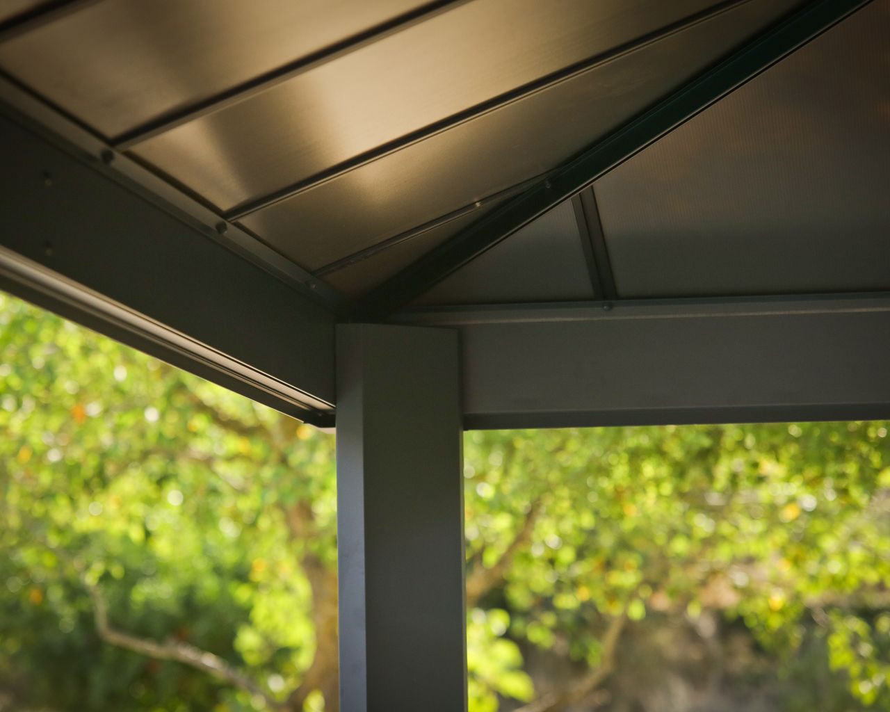 Canopia by Palram Dallas 4.3x4.3 Gartenpavillon, anthrazit