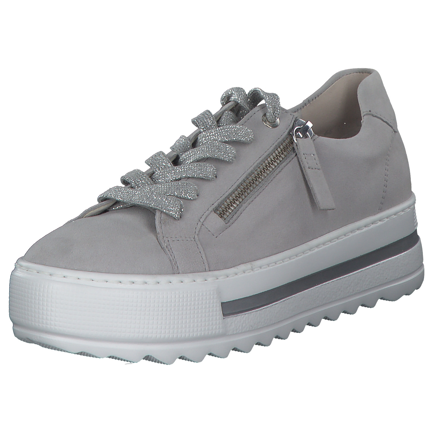 Gabor Florenz 86.498, Sneakers Low, Damen, light grey