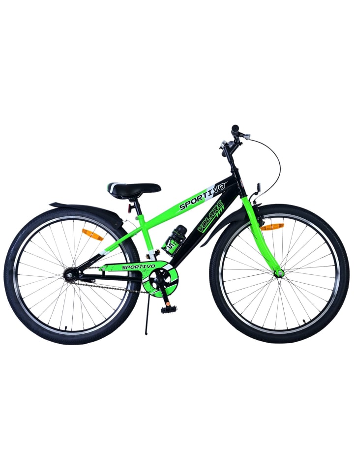 Volare Kinderfahrrad Sportivo Fahrrad für Jungen 26 Zoll Kinderrad in Grün 9 Jahre günstig kaufen onesize