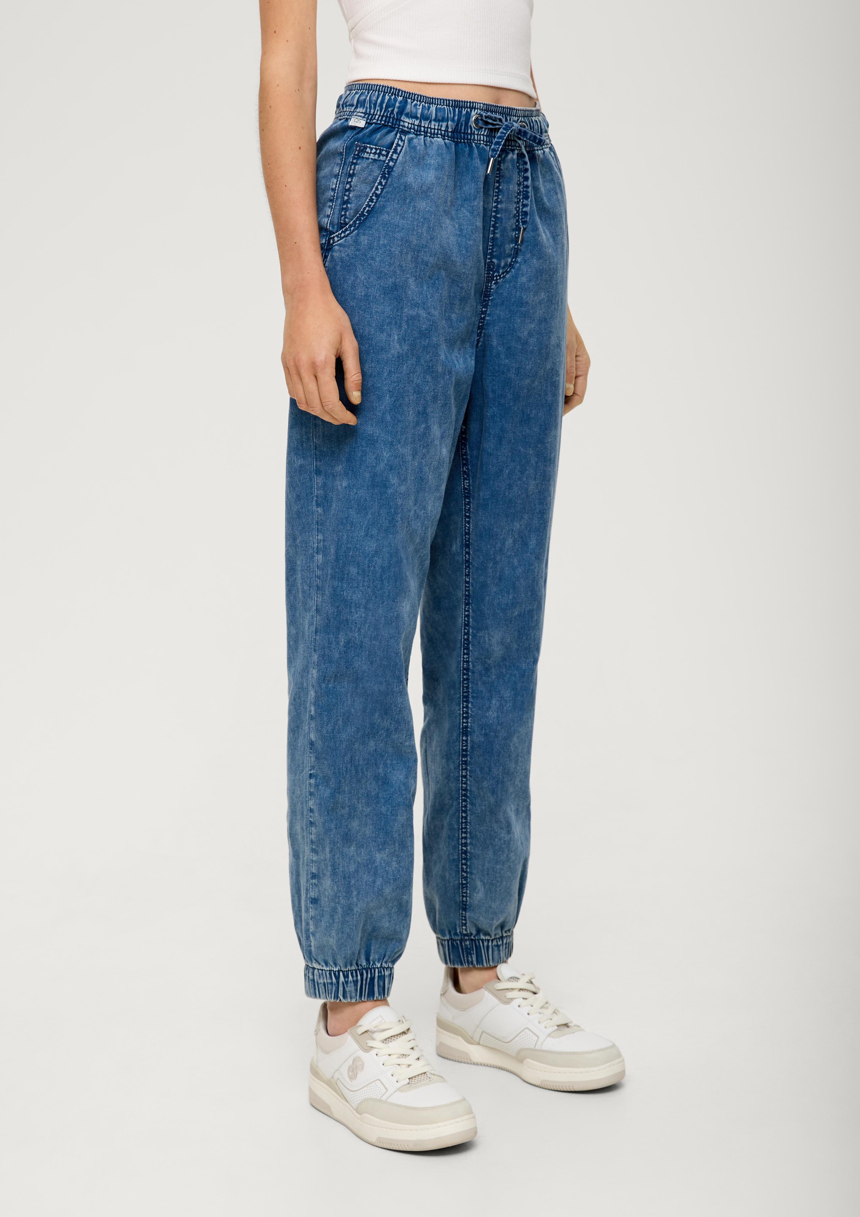 Ankle-Jeans / Relaxed Fit / High Rise / Semi Wide Leg  2131224-55Y2